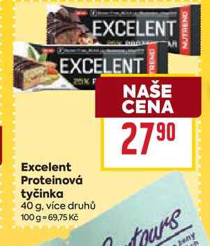 Excelent Proteinová tyčinka 40 g