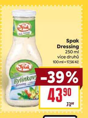 Spak Dressing 250 ml 