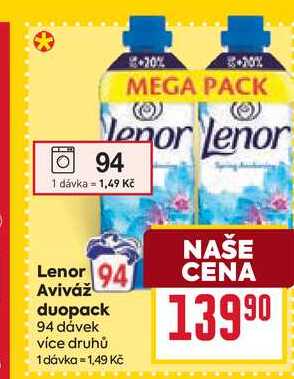 Aviváž duopack 94 dávek