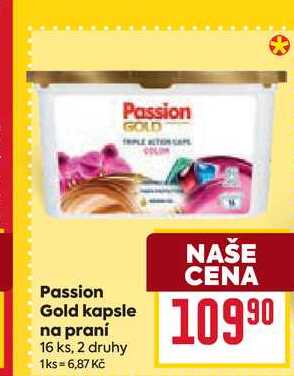 Passion Gold kapsle na praní 16 ks