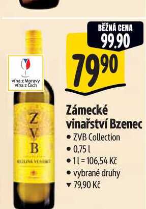  Zámecké vinařství Bzenec  0,75 l