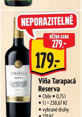 Viña Tarapacá Reserva 0,75 l