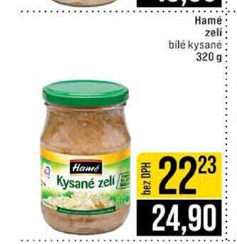 Hamé zeli bílé kysané 320 g