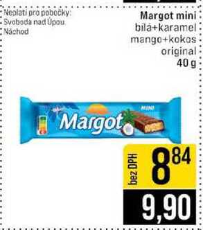 Margot mini bila+karamel mango+kokos original 40g