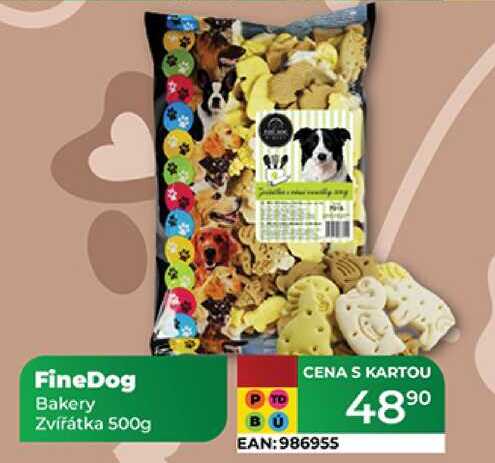 FineDog Bakery Zvířátka 500g