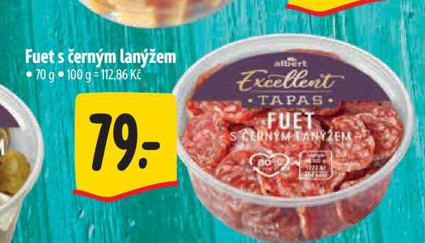 Fuet s černým lanýžem 70 g 