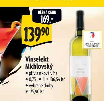 Vinselekt Michlovský 0,75 l