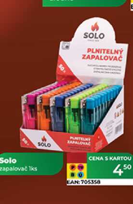 Solo zapalovač 1ks