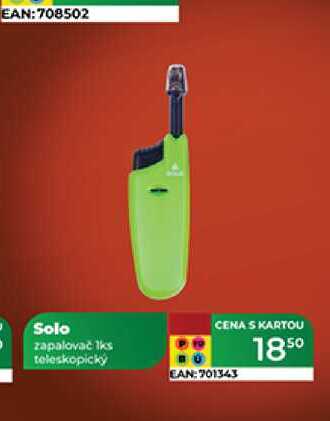 Solo zapalovač 1 ks teleskopický