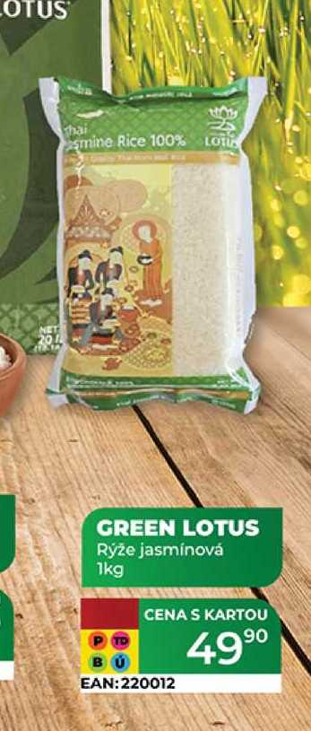 GREEN LOTUS Rýže jasmínová 1kg