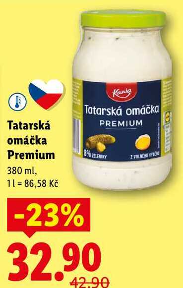 Tatarská omáčka Premium, 380 ml
