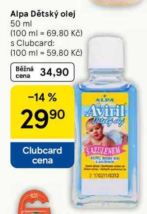 Alpa Dětský olej, 50 ml 