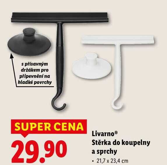 Livarno Stěrka do koupelny a sprchy  