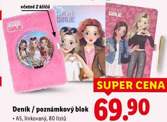 Deník/poznámkový blok 