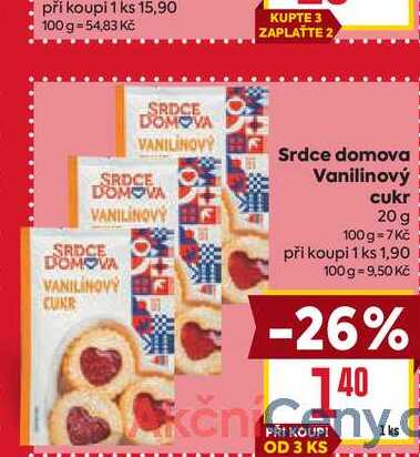 Srdce domova Vanilinový cukr 20 g 