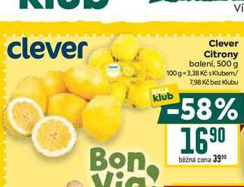 Clever Citrony balení, 500 g
