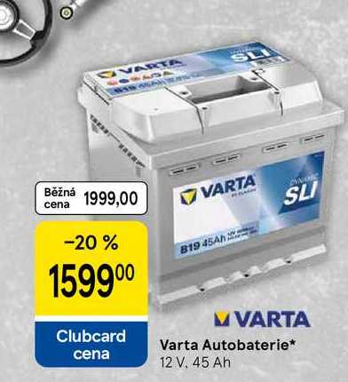 Varta Autobaterie, 12 V, 45 Ah 