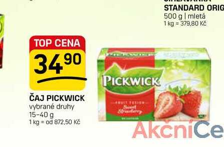 ČAJ PICKWICK vybrané druhy 15-40 g 