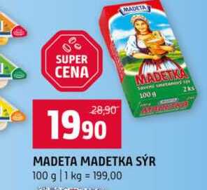 MADETA MADETKA SÝR 100 g 