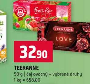 TEEKANNE LOVE 50 g čaj ovocný vybrané druhy