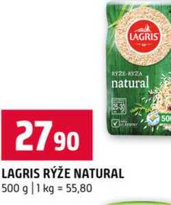 LAGRIS RÝŽE NATURAL 500 g