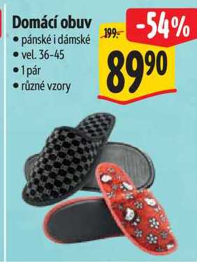 Domácí obuv 