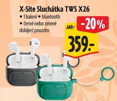 X-Site Sluchátka TWS X26 