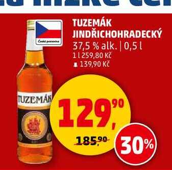 TUZEMÁK JINDŘICHOHRADECKÝ, 0,5 l