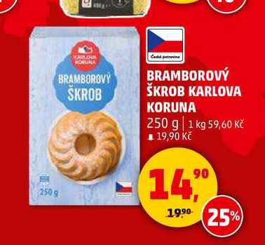 BRAMBOROVÝ ŠKROB KARLOVA KORUNA, 250 g