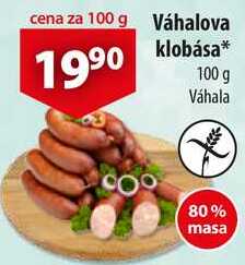 Váhalova klobása, 100 g 