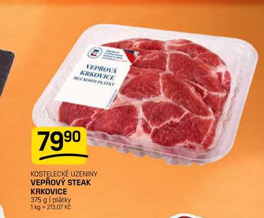 VEPŘOVÝ STEAK KRKOVICE 375 g 