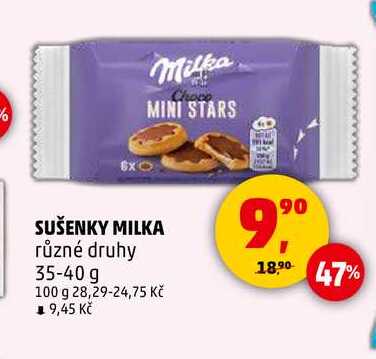 SUŠENKY MILKA, 35 g