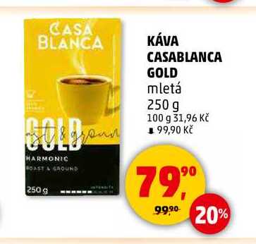 KÁVA CASABLANCA GOLD mletá, 250 g