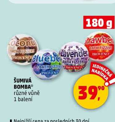 ŠUMIVÁ BOMBA, 1 balení 