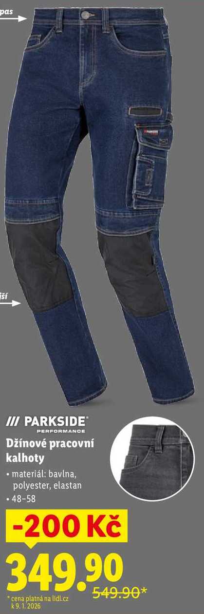 Džínové pracovní kalhoty 