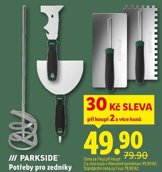 Potřeby pro zedníky