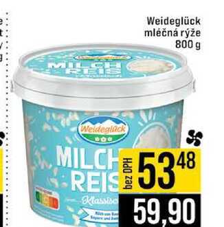 Weideglück mléčná rýže 800 g