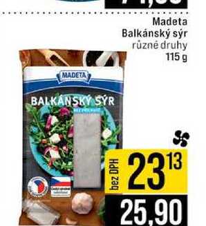 Madeta Balkánský sýr různé druhy 115 g