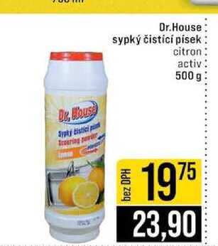 Dr.House sypký čistící písek citron activ 500 g
