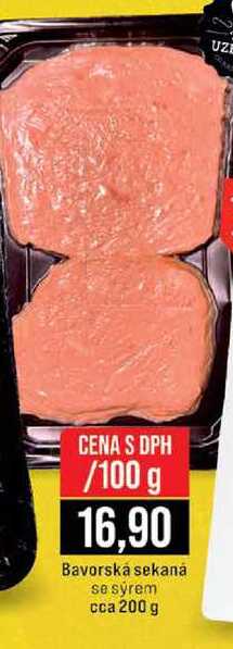 Bavorska sekaná se sýrem cca 200 g 100g