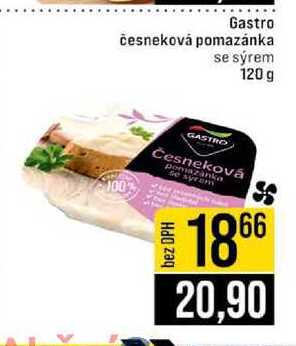 Gastro česneková pomazánka se sýrem 120 g