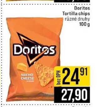 Doritos Tortilla chips různé druhy 100 g 