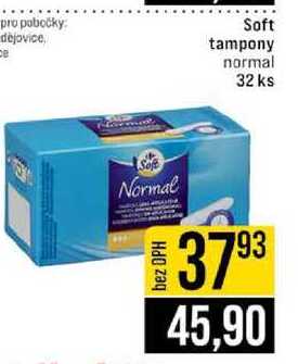 Soft tampony normal 32 ks