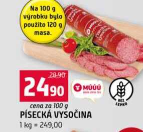 PÍSECKÁ VYSOČINA 100g