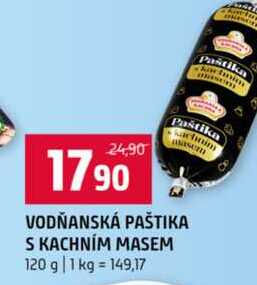 VODŇANSKÁ PAŠTIKA S KACHNÍM MASEM 120 g