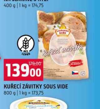 KUŘECÍ ZÁVITKY SOUS VIDE 800 g 