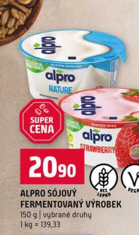 ALPRO SÓJOVÝ FERMENTOVANÝ VÝROBEK 150 g vybrané druhy