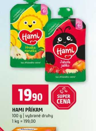 HAMI PŘÍKRM 100 g vybrané druhy
