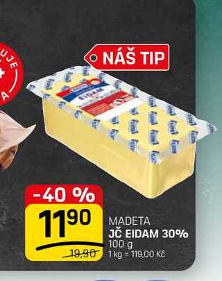 JČ EIDAM 30% 100 g