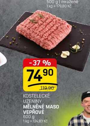MĚLNĚNÉ MASO VEPŘOVÉ 600 g 